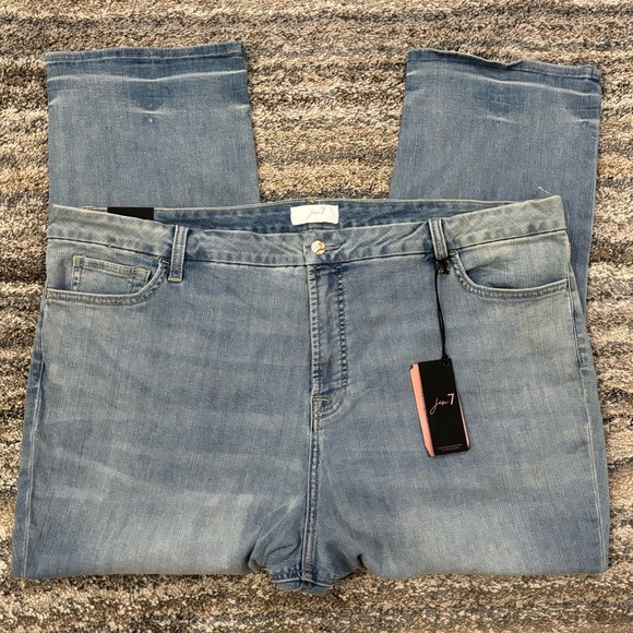 Jen7/ 7 For All Mankind Ankle Straight Leg Jeans Sz 24 NWT | Jen7 Straight Leg * - Picture 1 of 15